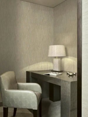 Armani Casa Refined Structure 2 luxury textured wallpaper in ivory and soft gold with refined linear pattern for premium interiors