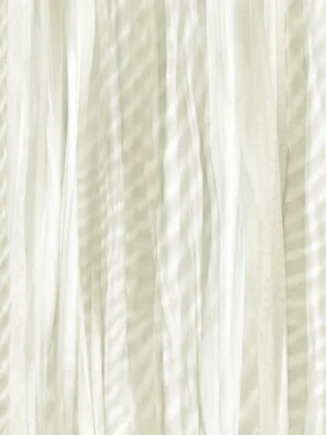 ARMANI / CASA Refined Structure 2 luxury wallcovering with luminous vertical texture in soft ivory and pearl tones for elegant premium interiors