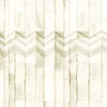 ARMANI / CASA Refined Structure 2 luxury wallcovering with layered stone textures and soft chevron detailing in ivory and champagne tones for elegant premium interiors.