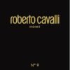 Roberto Cavalli Home No. 9 luxury wallpaper collection logo displayed on black background for premium interior design