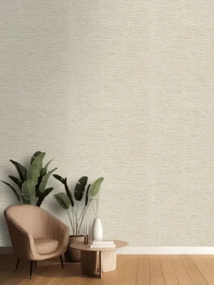 Roberto Cavalli Volume 9 luxury textured beige wallpaper with refined linen finish for premium modern interiors