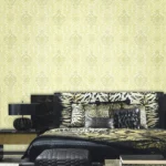 Roberto Cavalli Volume 8 luxury pastel gold damask wallpaper with elegant baroque pattern