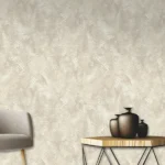 Roberto Cavalli Volume 9 luxury wallpaper in soft ivory and light beige tones featuring a subtle snakeskin-inspired textured finish for elegant premium interiors.