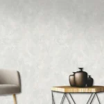 Roberto Cavalli Volume 9 luxury wallpaper in soft ivory and pearl white tones featuring a delicate snakeskin-inspired textured finish for premium minimalist interiors.