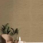 Roberto Cavalli Volume 9 luxury textured wallpaper in warm champagne beige with refined fabric-inspired finish for premium interior walls