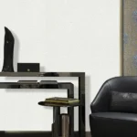 Roberto Cavalli Volume 8 luxury white textured wallpaper with subtle couture finish