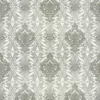 Roberto Cavalli Volume 8 luxury silver damask wallpaper with ornate baroque pattern