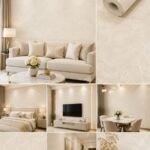 Signature 73008-3 Silver Cream Textured Wallpaper | Luxury Plain Designer Wall Covering | Ready Stock