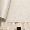Signature 73008-3 Silver Cream Textured Wallpaper | Luxury Plain Designer Wall Covering | Ready Stock