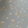 Premium sage green non-woven wallpaper with elegant gold botanical vines and delicate white floral pattern, perfect for living rooms, bedrooms, feature walls, nurseries, and luxury home interiors.